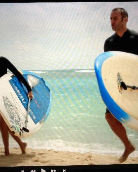 Meaghan Rath SUP coaching for Hawaii 5-0