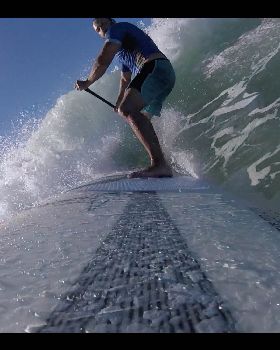 Heat one, Surfest 2018, cutting back.
