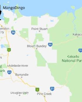 Top End Map NT