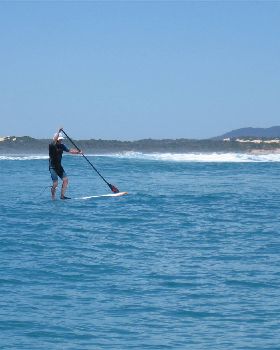 Paddling back out. This is the best part. Normally at this spot it is quite a long ride and a long s