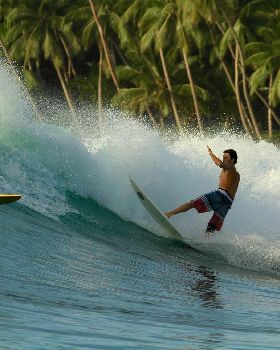 Father & Son sharing a wave