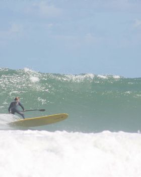 riding my new 106\"SUP
