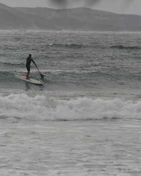 Stormy Sunday SUPing