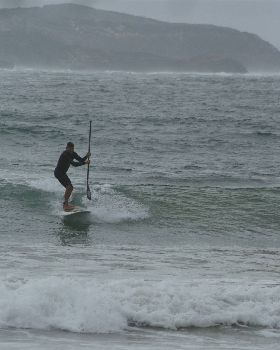 Stormy Sunday SUPing