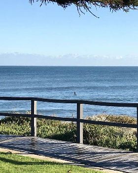 Lonely SUPer in perfect autumn conditions