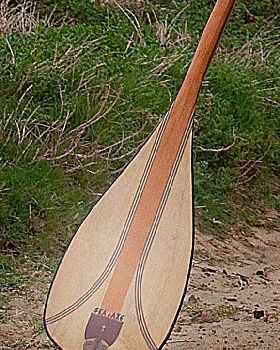 Lost wooden SUP paddle