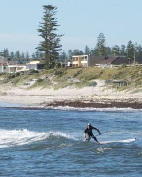  first wave on the SUP