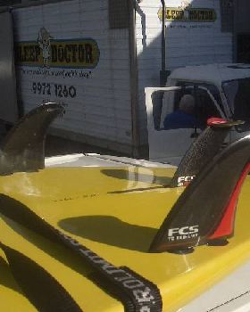 Naish 106\" fin options