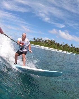 Maldives SUP Surfing