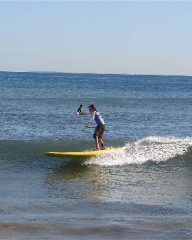 Kids enjoying SUP for first time