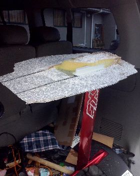 Damaged foil boxes