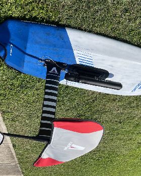 Scubajet on sup foil board