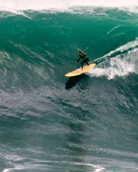 Chris Bertish going for it in South Africa