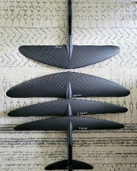 Lift foils size comparison