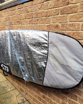 storing board outside on wall brackets