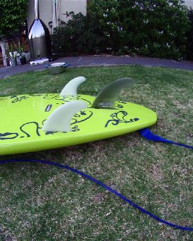 My Fin setup in Oxbow 96\" Pilot