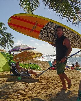 SUP on Kauai 2009