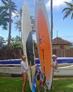SUP on Kauai 2009