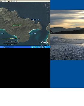 Map of Freycinet Peninsula. N is left