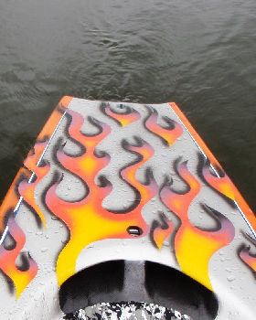 Ripples off the tail