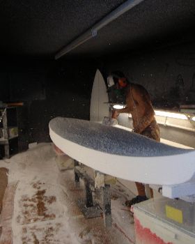 Stewie moving some foam
