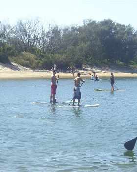 Everyone on the water