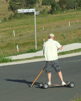 Dave land paddling