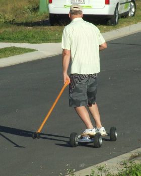 Dave land paddling