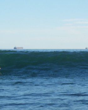 My son David (13) enjoying his Starboard 9'8" last Sunday