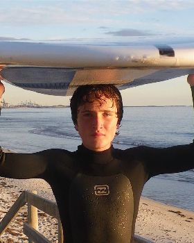 My son David (13) enjoying his Starboard 9'8" last Sunday
