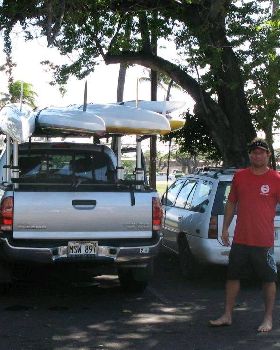 Dave and loaded truck