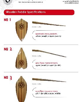 136 OUT Wooden Paddles Profiles
