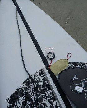 Pin with compass