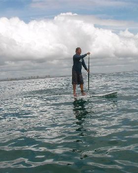 Scott enjoying the weekend swell Feb 2010