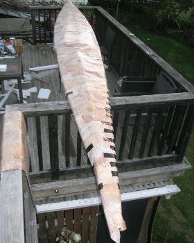 24 ft bamboo recycled SUP