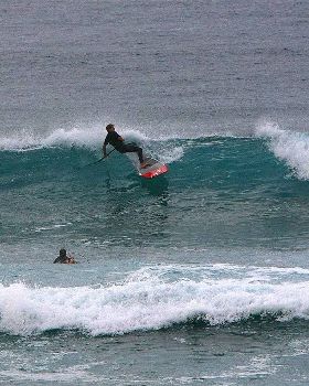 SUP surfing