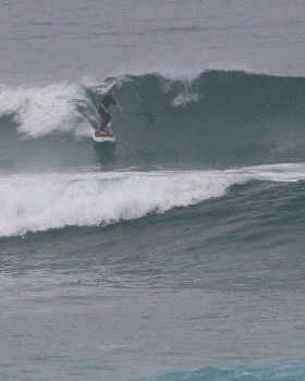 SUP surfing