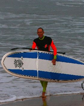 SUP surfing