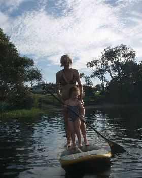Ej and Sunday on tea tree lake