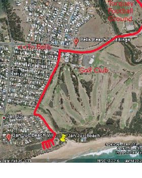 Jan Juc Map