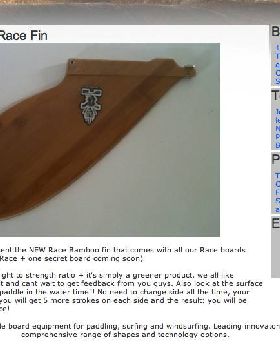 SB Race Fin