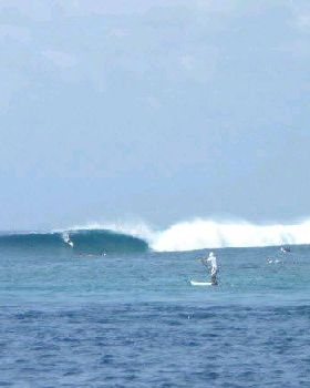 paddling out