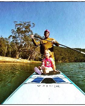 Tylah's First SUP Session 21st September 2010 004