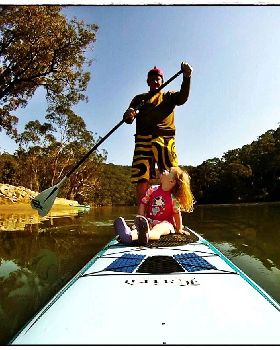 Tylah's First SUP Session 21st September 2010 004-1