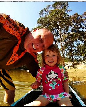 Tylah's First SUP Session 21st September 2010 005