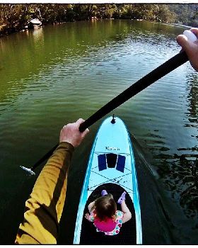 Tylah's First SUP Session 21st September 2010 005-3