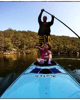 Tylah's First SUP Session 21st September 2010 006-1