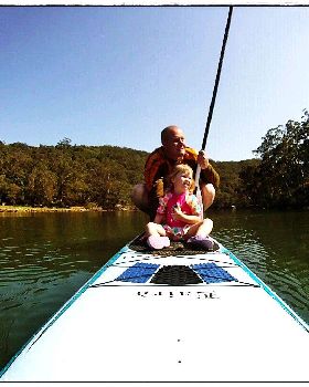 Tylah's First SUP Session 21st September 2010 006-2