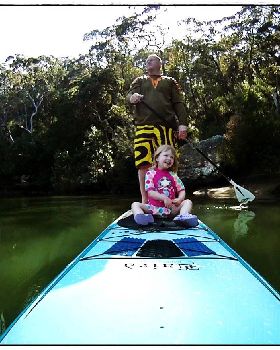 Tylah's First SUP Session 21st September 2010 006-4