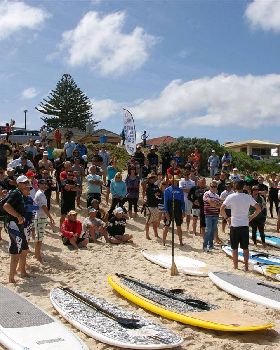 ONBOARD SA SUP DOWNWIND RACE